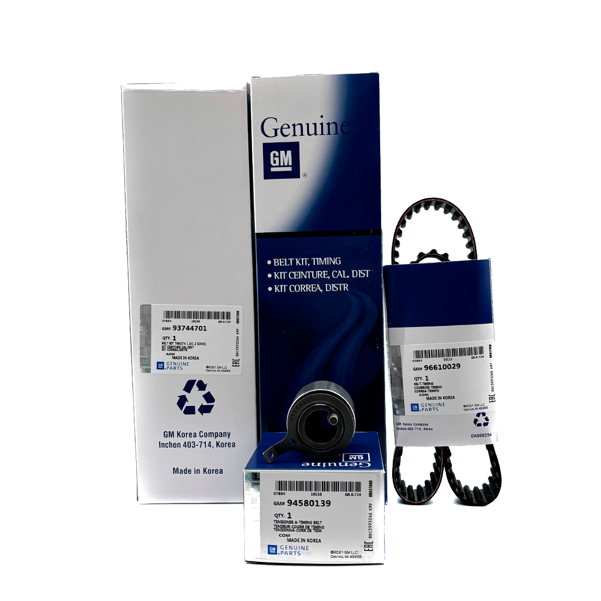 Kit de Tiempo Gm Chevrolet Spark Tico Damas Daewood Matiz